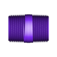 nc_12n.stl Pipe close nipple 3/4" NPT