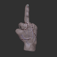 MANO4_1.png STL file Wednesday Addams, The Thing, The Thing・3D print design to download