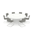round-table-1.png Modern Round Conference Table and Chairs Set