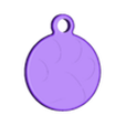 Paw Print - Keyring.stl Paw Print Keyring
