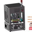 industrial-3D-model-Semi-automatic-labeling-machine.jpg industrial 3D model Semi automatic labeling machine