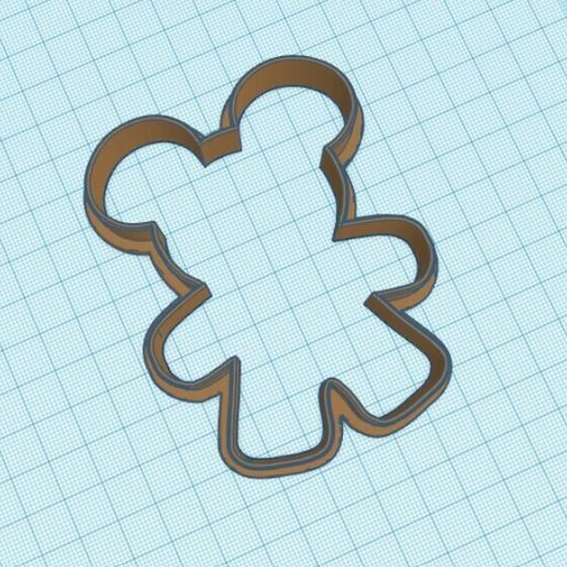 gm.jpg STL file Gingerbread Mickey Cookie Cutter・3D printing model to download, krmina7