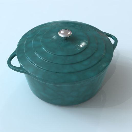 Cooking Pot 3D Model 3D model
