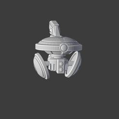 Shield Drone 2.png 3D file Unity Shield Drone・Template to download and 3D print