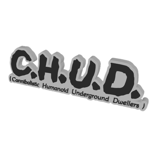 3D MULTICOLOR LOGO/SIGN - C.H.U.D.