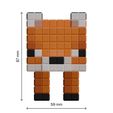 pixel-art-fox-renard-3d-print-stl-dimensions-front-view.jpg Pixelated Fox - Renard - STL File - Pixel Art 3D Model - 3D Printing - Support-Free - Magnetic Assembly - Creature - Minecraft
