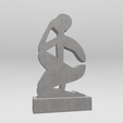 Shapr-Image-2024-02-19-111518.png "The Thinker" Home Decor, Figurine, Thinking Man Statue