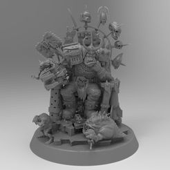 0.jpg Fichier STL Orks Boss・Modèle à télécharger et à imprimer en 3D