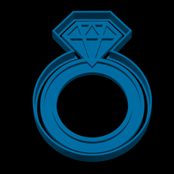 ring1.png STL-Datei Eheringstempel und Keksausstecher・Design für 3D-Drucker zum herunterladen