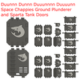 Carcharadons-LR-SP-Doors.png 3D file Duunnn Dunnn Duuunnnn Duuuunn Space Chappies Ground Plundered and Sparta Tank Doors - Carcharadons・3D printable model to download
