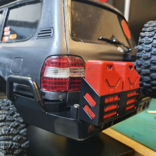 🚁 Offroad touring Rear Bar 1/10 scale・ STL File for 3D printing・Cults