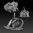 wip001.png Benchy and Tentacles Diorama