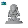 Capture1234-Photoroom.jpg Бесплатный STL Pluto - Милая собачка Чиби, держащая кость - модель для 3D-печати, вдохновленная Диснеем (ограниченное время)