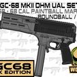 1-UNW-FGC68-DHM-UAL.jpg FGC68 MKII tipx edition: Dye Half mag UAL Upper and lower set for first strike use