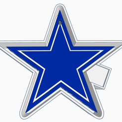 Cowboys-Star-mold.png Cowboys Star Air Freshener Mold