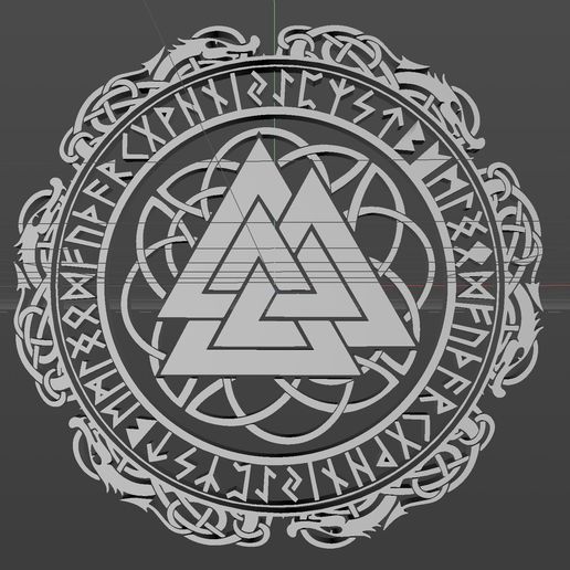 STL file Valknut・Design to download and 3D print・Cults