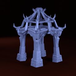 f1.jpg 3D-Datei Verlassenes Königreich - Gartenlaube・3D-Druckvorlage zum Herunterladen