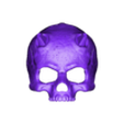 skull.stl Mask "Skull with horns"