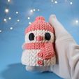 M.jpg Knitted Snowman Family (Multiparts)