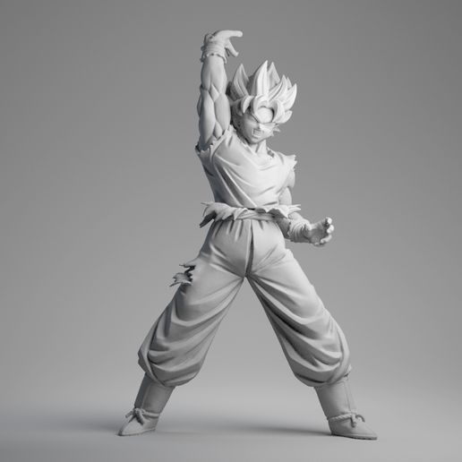 Figurine Dragon Ball Z Son Goku Saiyan LED HG 12cm – Bandai