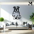 English-bulldog-Body.png Wall silhouette - Dogs Body