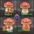 Fairy-Mushroom-House-3.jpg Fairy Mushroom House - Dice Tower - Container