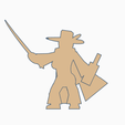Featherhat Swashbuckler.png STL file Swashbuckler Meeple・3D printable model to download
