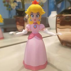 3fb5ed13afe8714a7e5d13ee506003dd_display_large.jpg Download free STL file Princess Peach from Mario games - multi-color • 3D printable template, bpitanga