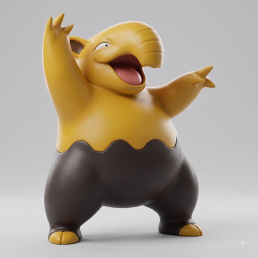 0096 Drowzee 3D Model