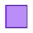40x40mm Square Base.stl 25mm Square Bases for Rank and File Wargames (with magnet slots!)