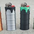 20240122_142505.jpg BIC Lighter Case Oozing Drum - Toxic Drum Lighter Case - BIC lighter case