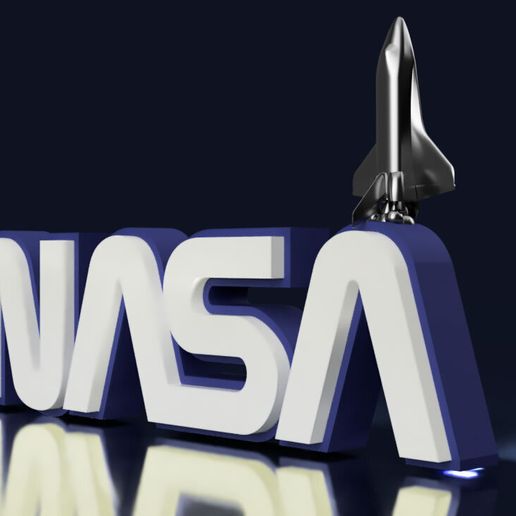 nasa1.jpg Candeeiro com logótipo da Nasa