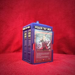 photo_5981196668323872581_y.jpg Doctor Who Tardis Deck Box compatible with commander decks