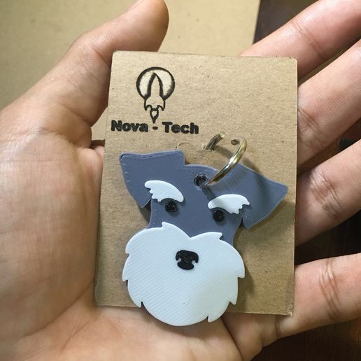 Schnauzer dog tag