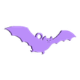 Bat_1.stl Halloween Hanging Bats