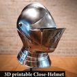 Main_01.jpg Casque fermé portable (Armure de chevalier du XVIe siècle)
