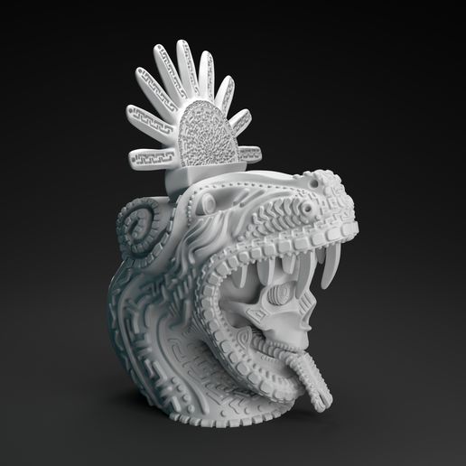 Aztec_7.jpg Aztec decorated skull