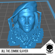 13.png Jill The Zombie Slayer Head for 6 inch action figures