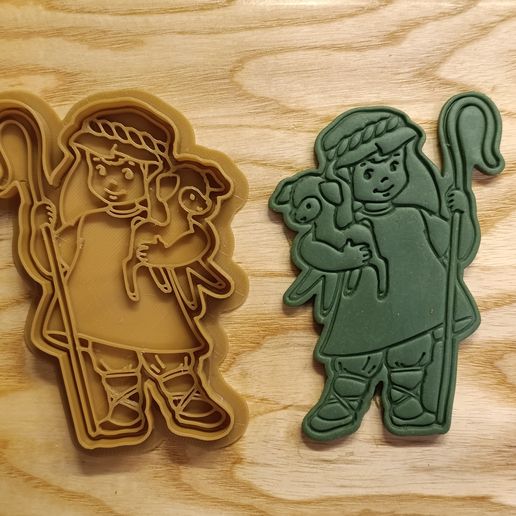 Vintage Shepherd Boy Cookie Cutter