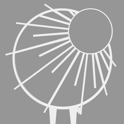 Screen-Shot-2022-08-05-at-10.16.34-AM.png STL file Sun rays trellis・3D printer design to download