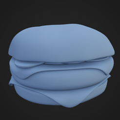 SingleB_1.png Файл STL Сырный бургер・3D-печатный дизайн для загрузки