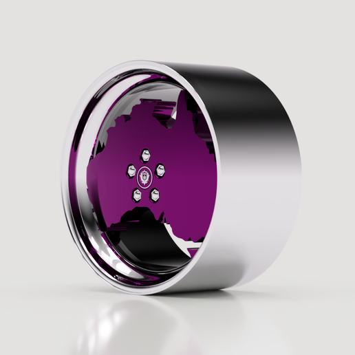 2.png FREE - Australia Day Rim - For Scale Model Cars (STL Files)
