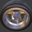a4.JPG STL-Datei Borbet style Wheel and Tires for diecast and RC model 1/43 1/24 1/18 1/64・Modell zum Herunterladen und 3D-Drucken
