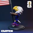 ClutchPo_A09.jpg World Cup 2026 Mascots Pack with flags : Zayu : Clutch : Maple : Multicolor