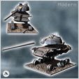 7.jpg Set of destroyed vehicles with utility truck and Soviet T-55 tank (3) - Modern WW2 WW1 World War Diaroma Wargaming RPG Mini Hobby