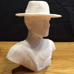 IMG_1859.JPG STL-Datei Terence Hill bust - No Support Cut kostenlos・Modell für 3D-Druck zum herunterladen