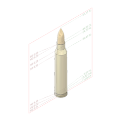 bala m4a1 v1.png Fichier STL gratuit Modèle précis de balle M4A1 SOCOM・Objet imprimable en 3D à télécharger