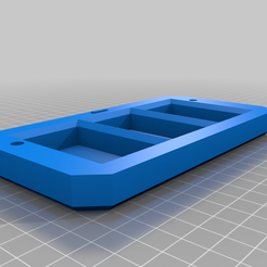 Bottom.png Free 3D file Olympus OM-D BLS-5 Battery Case・Object to download and to 3D print