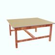 0_00019.jpg TABLE 3D MODEL - 3D PRINTING - OBJ - FBX - MASE DESK SCHOOL HOUSE WORK HOME WOOD STUDENT BOY GIRL