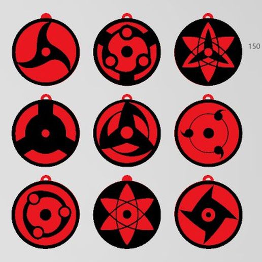 Sharingans Naruto 3D model